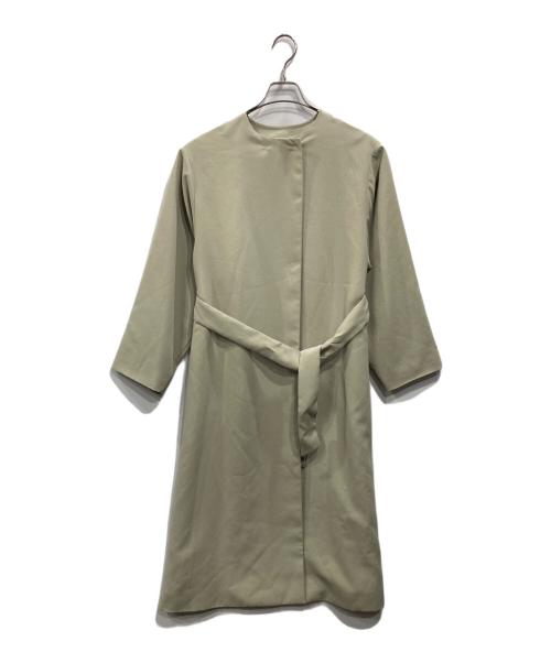 SLOBE IENA（スローブ イエナ）SLOBE IENA (スローブ イエナ) ノーカラーコート グリーン サイズ:Mの古着・服飾アイテム
