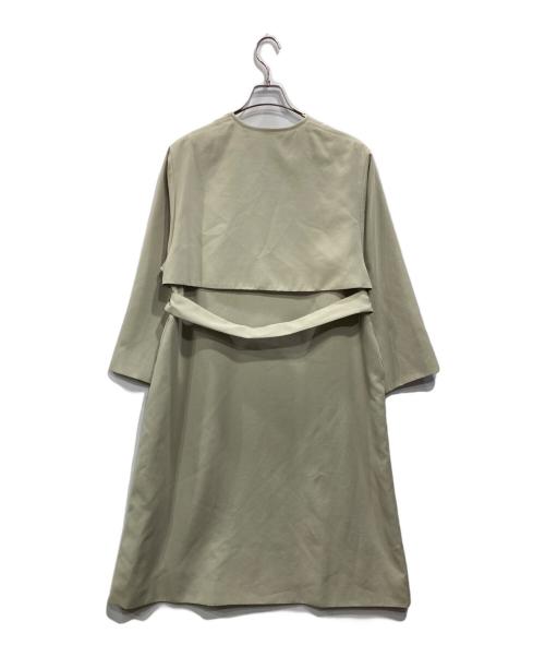 SLOBE IENA（スローブ イエナ）SLOBE IENA (スローブ イエナ) ノーカラーコート グリーン サイズ:Mの古着・服飾アイテム