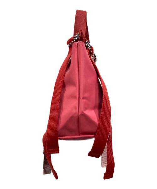 LONGCHAMP（ロンシャン）LONGCHAMP (ロンシャン) リプレイトップハンドルバッグ ピンクの古着・服飾アイテム