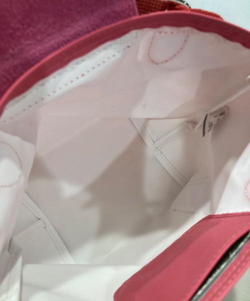 LONGCHAMP（ロンシャン）LONGCHAMP (ロンシャン) リプレイトップハンドルバッグ ピンクの古着・服飾アイテム
