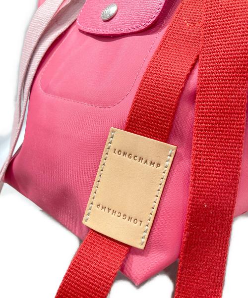 LONGCHAMP（ロンシャン）LONGCHAMP (ロンシャン) リプレイトップハンドルバッグ ピンクの古着・服飾アイテム