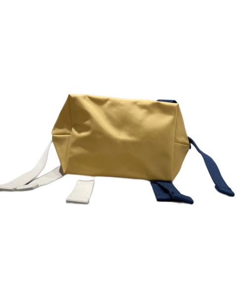 LONGCHAMP（ロンシャン）LONGCHAMP (ロンシャン) リプレイトップハンドルバッグ イエローの古着・服飾アイテム