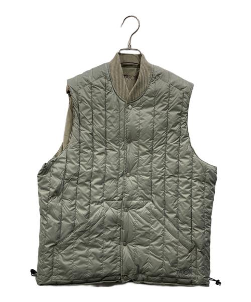 TAION（タイオン）TAION (タイオン) JOURNAL STANDARD relume (ジャーナルスタンダード レリューム) ダウンベスト グレー サイズ:Mの古着・服飾アイテム