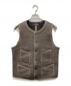 BROWN'S BEACH JACKETブラウンズビーチジャケット）の古着「ビーチクロスベスト」｜グレー