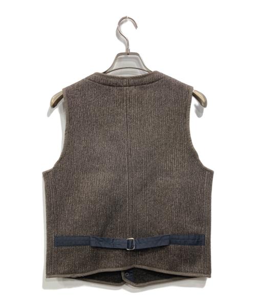 BROWN'S BEACH JACKET（ブラウンズビーチジャケット）BROWN'S BEACH JACKET (ブラウンズビーチジャケット) ビーチクロスベスト グレー サイズ:36の古着・服飾アイテム