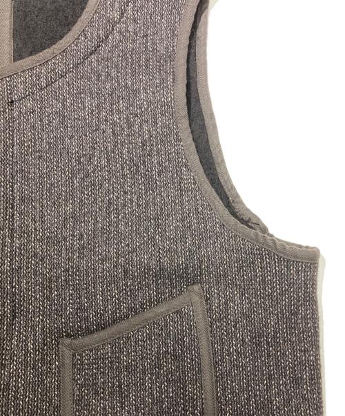 BROWN'S BEACH JACKET（ブラウンズビーチジャケット）BROWN'S BEACH JACKET (ブラウンズビーチジャケット) ビーチクロスベスト グレー サイズ:36の古着・服飾アイテム