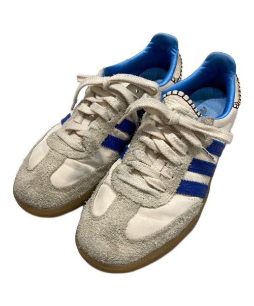 adidas（アディダス）adidas (アディダス) WALES BONNER (ウェールズボナー) スニーカー アイボリー×ブルー サイズ:27の古着・服飾アイテム