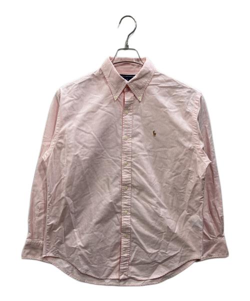 RALPH LAUREN SPORT（ラルフローレン スポーツ）RALPH LAUREN SPORT (ラルフローレン スポーツ) ストライプシャツ ピンク サイズ:12の古着・服飾アイテム