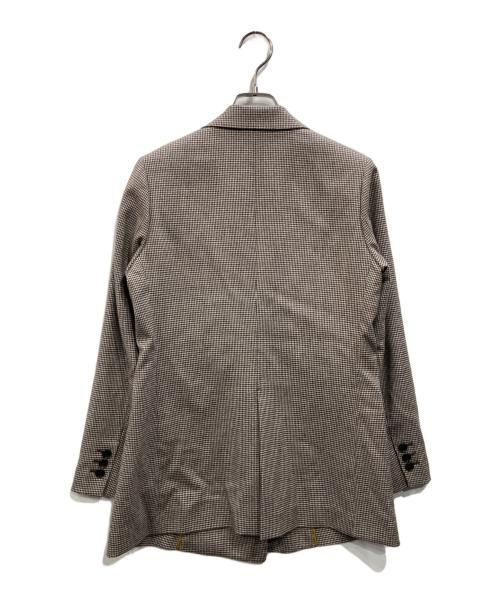 TOMORROW LAND collection（トゥモローランドコレクション）TOMORROW LAND collection (トゥモローランドコレクション) ウールストレッチシェファード ダブルブレストジャケット グレー サイズ:36の古着・服飾アイテム