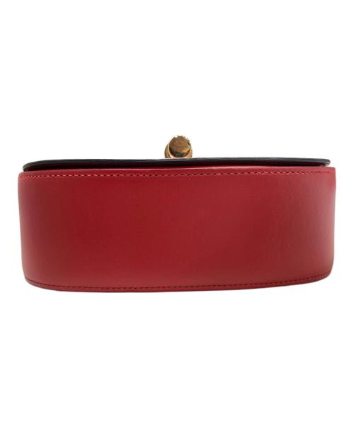 PRADA（プラダ）PRADA (プラダ) Saddle Shoulder Bag レッド サイズ:-の古着・服飾アイテム