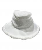 PRADAプラダ）の古着「ドリルハット」｜ホワイト