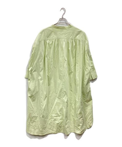 ELENDEEK（エレンディーク）ELENDEEK (エレンディーク) ロングシャツワンピース グリーン サイズ:01の古着・服飾アイテム