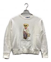 POLO RALPH LAUREN（ポロ・ラルフローレン）の古着「ポロベアスウェット」｜ホワイト