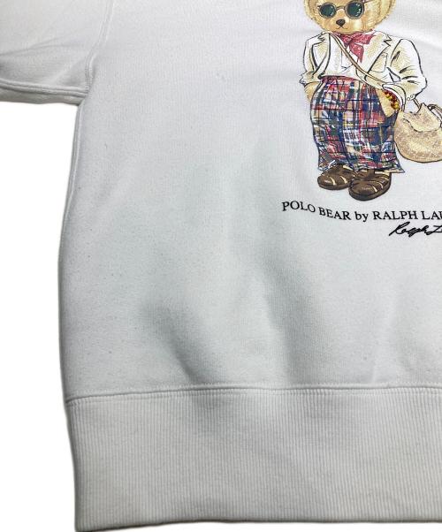 POLO RALPH LAUREN（ポロ・ラルフローレン）POLO RALPH LAUREN (ポロ・ラルフローレン) ポロベアスウェット ホワイト サイズ:Mの古着・服飾アイテム