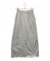 SLOBE IENA（スローブ イエナ）の古着「アイロニング グリッタースウェットロングスカート」｜グレー