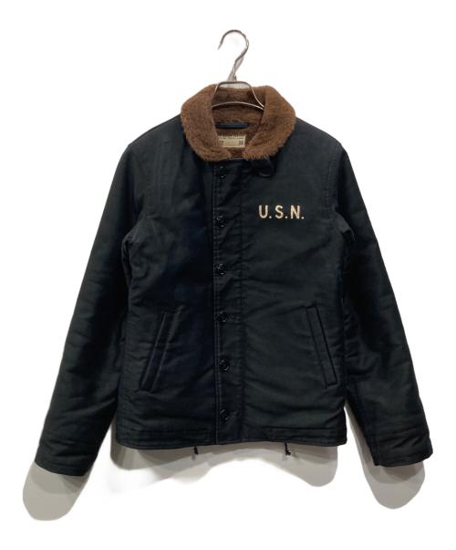 WACKO MARIA（ワコマリア）WACKO MARIA (ワコマリア) N-1デッキジャケット ブラック サイズ:38の古着・服飾アイテム