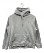 POLO RALPH LAURENポロ・ラルフローレン）の古着「ロゴ刺繍パーカー」｜グレー