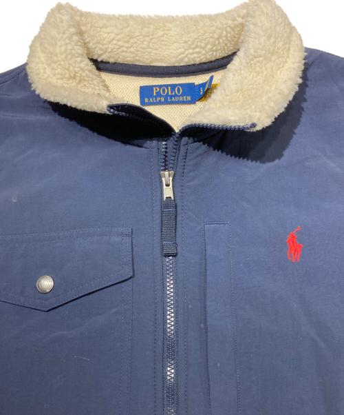 POLO RALPH LAUREN（ポロ・ラルフローレン）POLO RALPH LAUREN (ポロ・ラルフローレン) フリースジャケット アイボリー サイズ:Lの古着・服飾アイテム