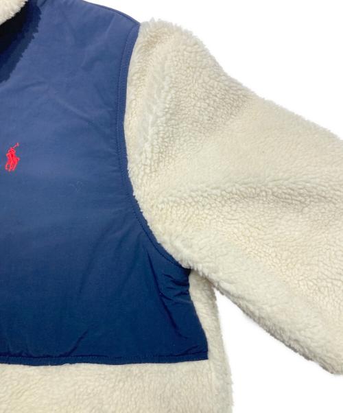 POLO RALPH LAUREN（ポロ・ラルフローレン）POLO RALPH LAUREN (ポロ・ラルフローレン) フリースジャケット アイボリー サイズ:Lの古着・服飾アイテム