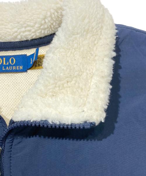 POLO RALPH LAUREN（ポロ・ラルフローレン）POLO RALPH LAUREN (ポロ・ラルフローレン) フリースジャケット アイボリー サイズ:Lの古着・服飾アイテム