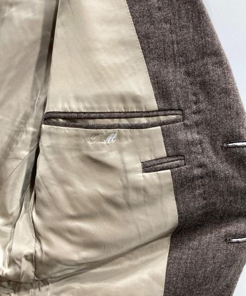 POLO RALPH LAUREN（ポロ・ラルフローレン）POLO RALPH LAUREN (ポロ・ラルフローレン) ウール3Bセットアップ ブラウン サイズ:C94-W82-T175 A6の古着・服飾アイテム