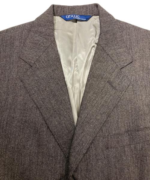 POLO RALPH LAUREN（ポロ・ラルフローレン）POLO RALPH LAUREN (ポロ・ラルフローレン) ウール3Bセットアップ ブラウン サイズ:C94-W82-T175 A6の古着・服飾アイテム
