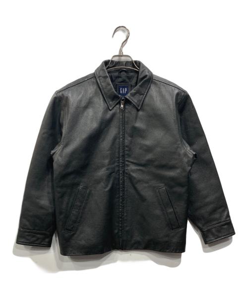 GAP（ギャップ）GAP (ギャップ) レザージャケット ブラック サイズ:L　10の古着・服飾アイテム