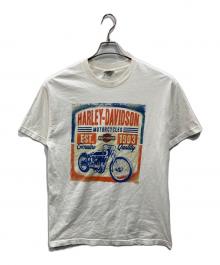 HARLEY-DAVIDSON（ハーレーダビッドソン）の古着「プリントTシャツ」｜ホワイト