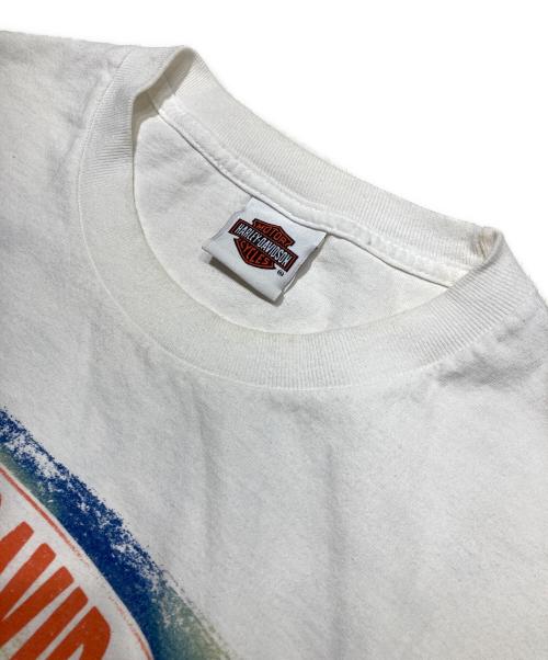 HARLEY-DAVIDSON（ハーレーダビッドソン）HARLEY-DAVIDSON (ハーレーダビッドソン) プリントTシャツ ホワイト サイズ:Lの古着・服飾アイテム