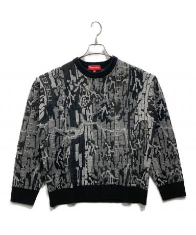 テ*ポ様 Supreme Trebark Camo Sweater M ブラック 中古・古着通販】Supreme (シュプリーム) Trebark Camo Sweater