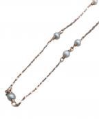 eteエテ）の古着「石付ネックレス」｜ゴールド