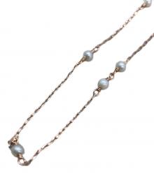 ete（エテ）の古着「石付ネックレス」｜ゴールド