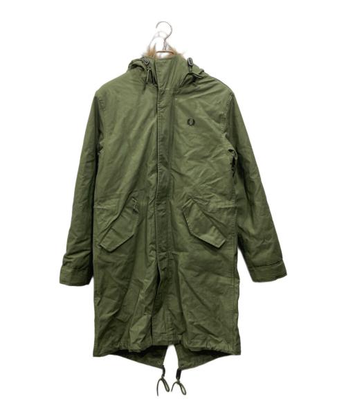 FRED PERRY（フレッドペリー）FRED PERRY (フレッドペリー) ライナー付モッズコート オリーブ サイズ:XSの古着・服飾アイテム