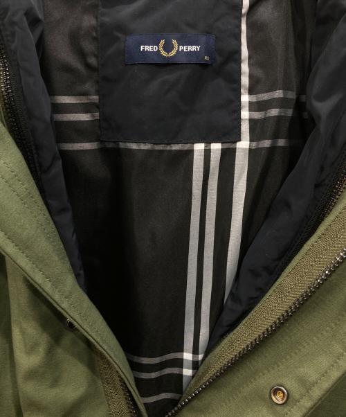 FRED PERRY（フレッドペリー）FRED PERRY (フレッドペリー) ライナー付モッズコート オリーブ サイズ:XSの古着・服飾アイテム