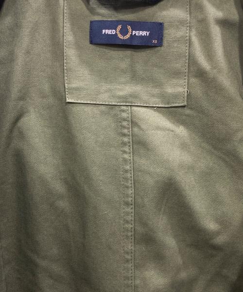 FRED PERRY（フレッドペリー）FRED PERRY (フレッドペリー) ライナー付モッズコート オリーブ サイズ:XSの古着・服飾アイテム