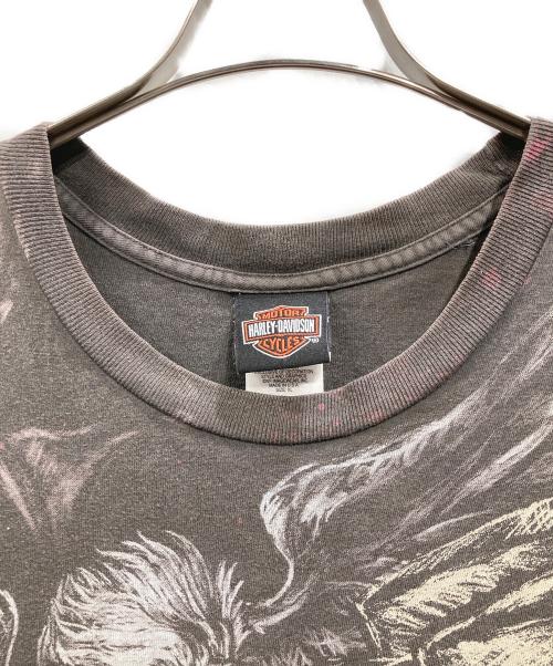 HARLEY-DAVIDSON（ハーレーダビッドソン）HARLEY-DAVIDSON (ハーレーダビッドソン) ノースリーブカットソー チャコールグレー サイズ:XLの古着・服飾アイテム