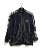 adidas Originalsアディダスオリジナル）の古着「ベロアトラックジャケット」｜ブラック