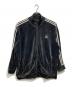 adidas originals（アディダスオリジナル）の古着「ベロアトラックジャケット」｜ブラック