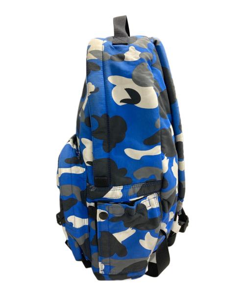 PORTER（ポーター）PORTER (ポーター) A BATHING APE (ア ベイシング エイプ) カモ柄デイパック ブルー サイズ:-の古着・服飾アイテム