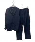 DESCENTE PAUSEデサントポーズ）の古着「PACKABLE JACKET SETUP」｜ネイビー