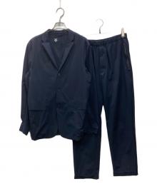 DESCENTE PAUSE（デサントポーズ）の古着「PACKABLE JACKET SETUP」｜ネイビー