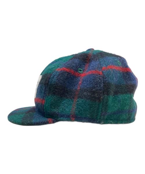 WOOLRICH（ウールリッチ）WOOLRICH (ウールリッチ) EBBETS FIELD FLANNELS (エベッツフィールドフランネルズ) キャップ グリーン サイズ:7　3/8の古着・服飾アイテム