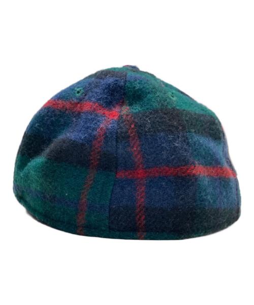 WOOLRICH（ウールリッチ）WOOLRICH (ウールリッチ) EBBETS FIELD FLANNELS (エベッツフィールドフランネルズ) キャップ グリーン サイズ:7　3/8の古着・服飾アイテム