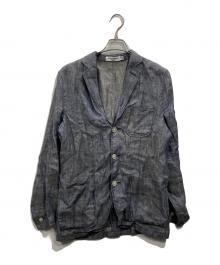 Traditional Weatherwear（トラディショナルウェザーウェア）の古着「リネンテーラードジャケット」｜インディゴ