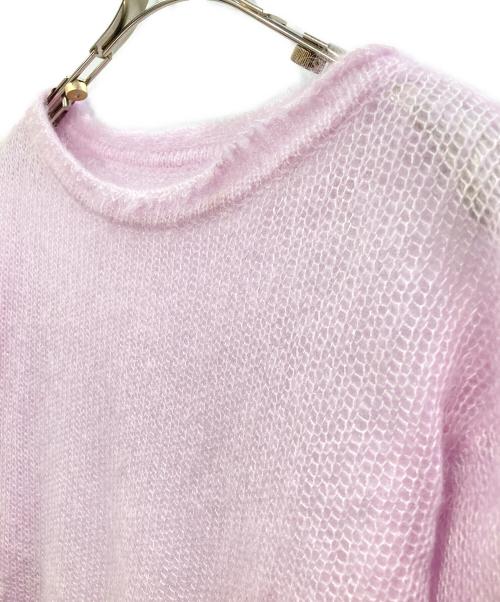 ETRE TOKYO（エトレトウキョウ）ETRE TOKYO (エトレトウキョウ) スーパーキッドモヘヤニットプルオーバー ピンク サイズ:Freeの古着・服飾アイテム