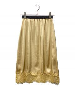 中古・古着通販】machatt (マチャット) キルティングスカート ブラウン