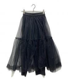 machatt（マチャット）の古着「チュールスカートパンツ」｜ブラック
