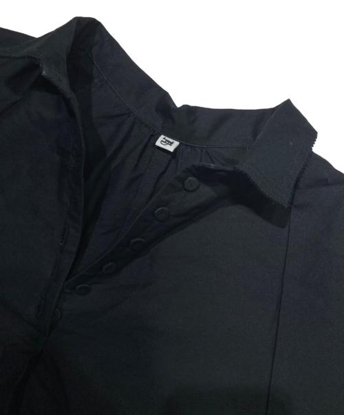 her（ハー）HER (ハー) コットンバルーンスリーブブラウス ブラック サイズ:Freeの古着・服飾アイテム