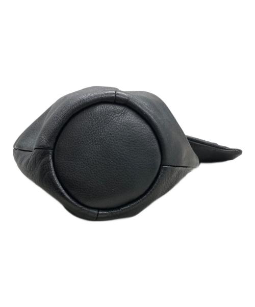 MEER（メーア）MEER (メーア) TIE LEATHER BALL BAG ブラックの古着・服飾アイテム