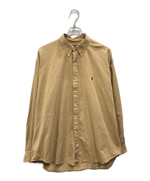 RALPH LAUREN（ラルフローレン）RALPH LAUREN (ラルフローレン) ボタンダウンシャツ ベージュ サイズ:XLの古着・服飾アイテム